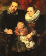Anthony Van Dyck Family Portrait_5 Spain oil painting artist
